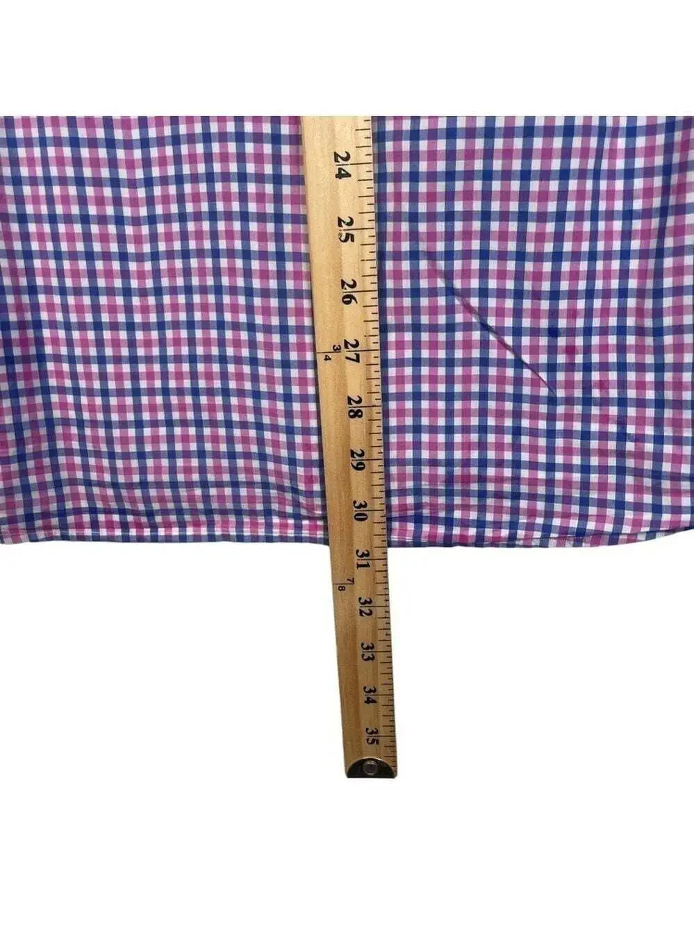 RODD & GUNN Sports Fit Pink Blue Gingham Checked Button Down Dress Shirt XL